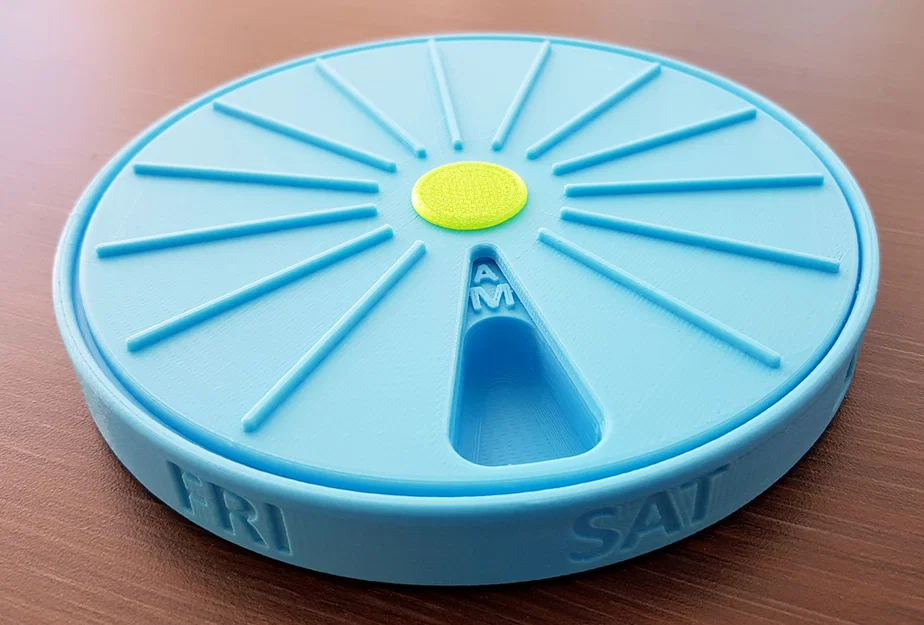 Hộp Thuốc Có Cửa Sổ AM/PM (Pill Box with AM\PM Apertures) - Image 1