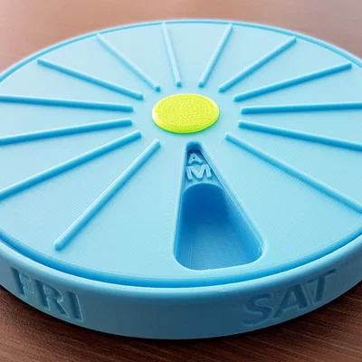 Hộp Thuốc Có Cửa Sổ AM/PM (Pill Box with AM\PM Apertures)