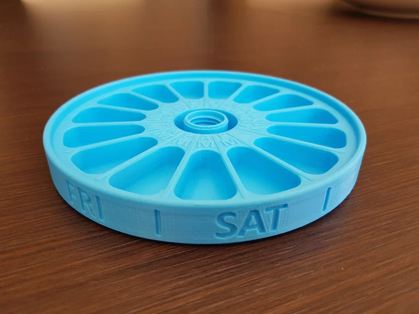 Hộp Thuốc Có Cửa Sổ AM/PM (Pill Box with AM\PM Apertures) - Image 3