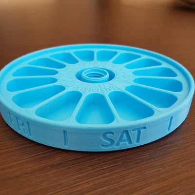 Hộp Thuốc Có Cửa Sổ AM/PM (Pill Box with AM\PM Apertures)