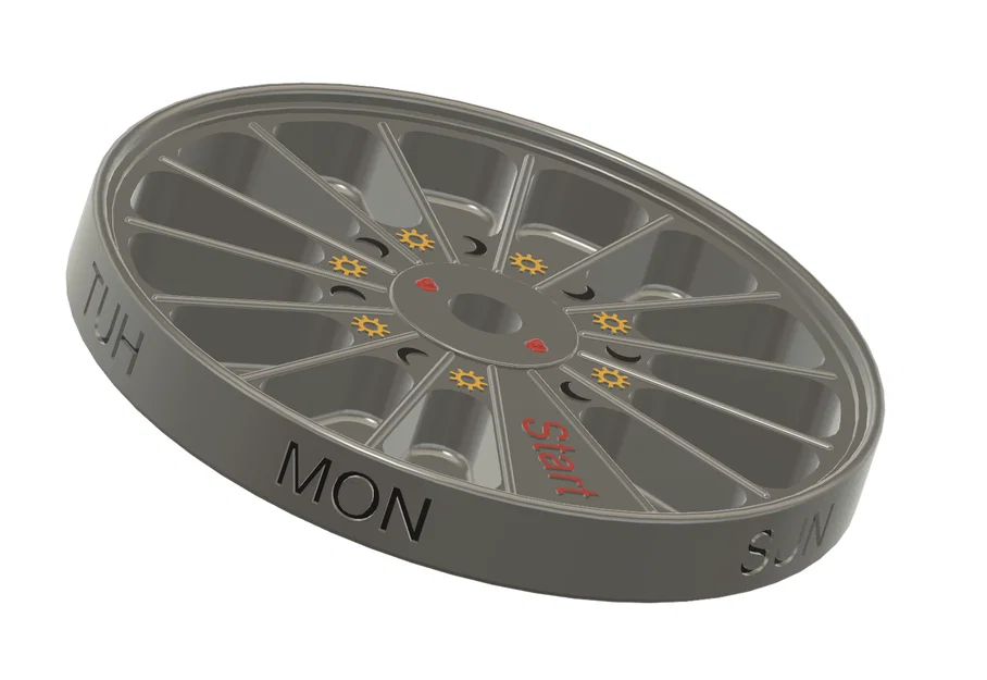 Hộp thuốc Pillbox AM/PM - Image 1