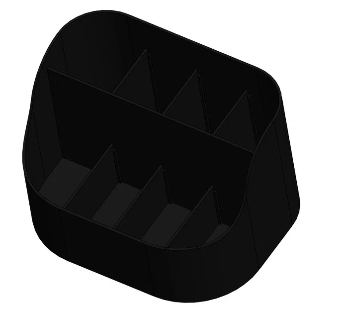 Khay đựng bút để bàn - Thiết kế vách ngăn tháo rời linh hoạt - Image 3