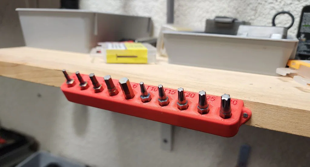 Giá treo tường đựng đầu bit (Wall mounted Bit Holder) - Image 2