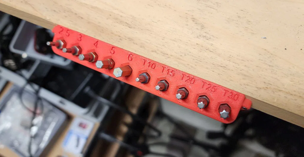 Giá treo tường đựng đầu bit (Wall mounted Bit Holder) - Image 3