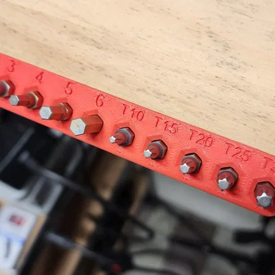 Giá treo tường đựng đầu bit (Wall mounted Bit Holder)