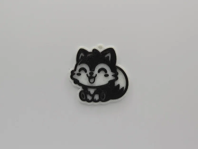 Móc Khóa Sói Dễ Thương (Cute Wolf Keychain) - Image 1