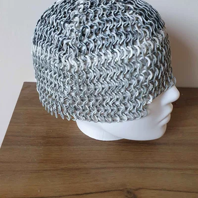 Mũ trùm chainmail (Coif) in 3D