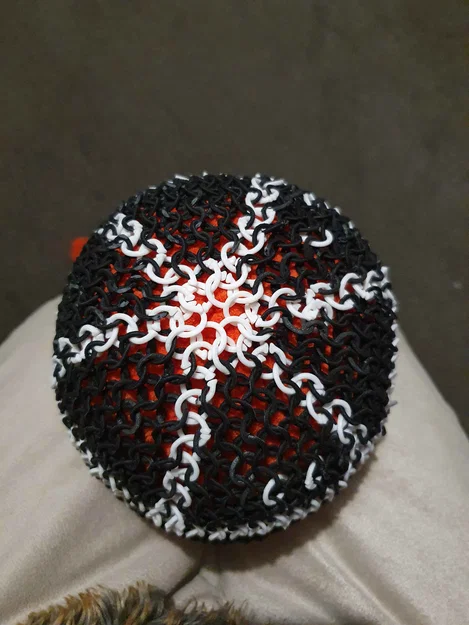 Mũ trùm chainmail (Coif) in 3D - Image 11