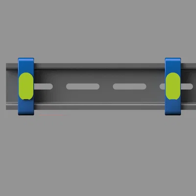 Kẹp/Gá Gắn Tường Cho DIN Rail - Supporto barra DIN da Muro