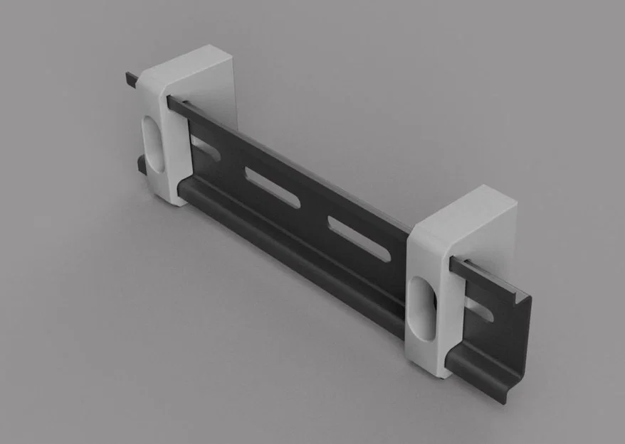 Kẹp/Gá Gắn Tường Cho DIN Rail - Supporto barra DIN da Muro - Image 5