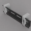 Kẹp/Gá Gắn Tường Cho DIN Rail - Supporto barra DIN da Muro - Thumbnail 5