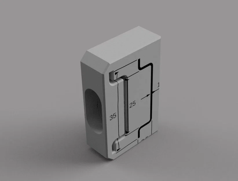 Kẹp/Gá Gắn Tường Cho DIN Rail - Supporto barra DIN da Muro - Image 6