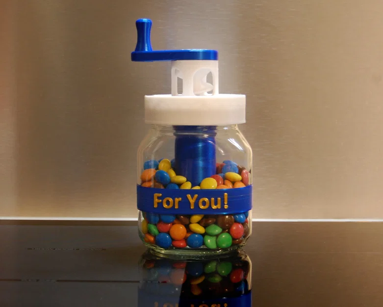 Hộp Nhả Kẹo Từ Hũ Nutella II (Nutella Jar Candy Dispenser II) - Image 1