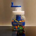 Hộp Nhả Kẹo Từ Hũ Nutella II (Nutella Jar Candy Dispenser II) - Thumbnail 1