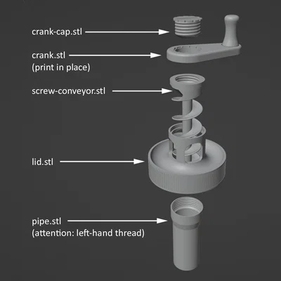 Hộp Nhả Kẹo Từ Hũ Nutella II (Nutella Jar Candy Dispenser II)
