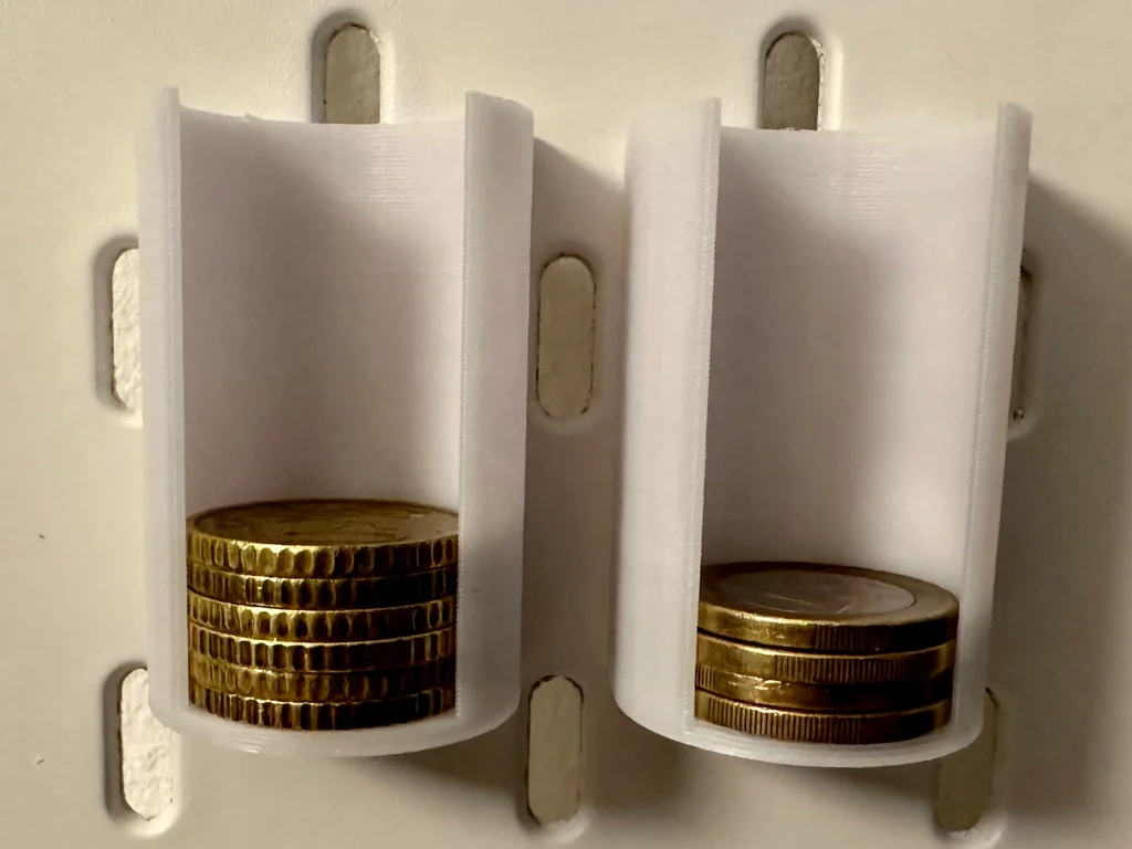 Khay/Ngàm giữ xu cho IKEA Skadis (IKEA Skadis Coin Holder) 1