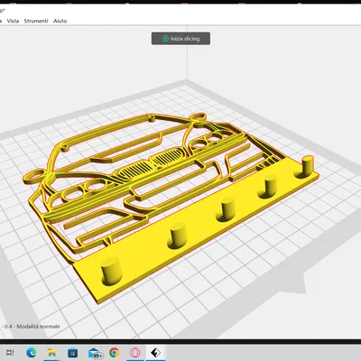 Móc treo chìa khóa gắn tường BMW E46