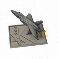 Mô hình máy bay chiến đấu F-35 kèm giá đỡ điện thoại in 3D - Thumbnail 1
