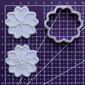 Khuôn cắt bánh quy hoa anh đào và trái tim in 3D tinh xảo - Thumbnail 3
