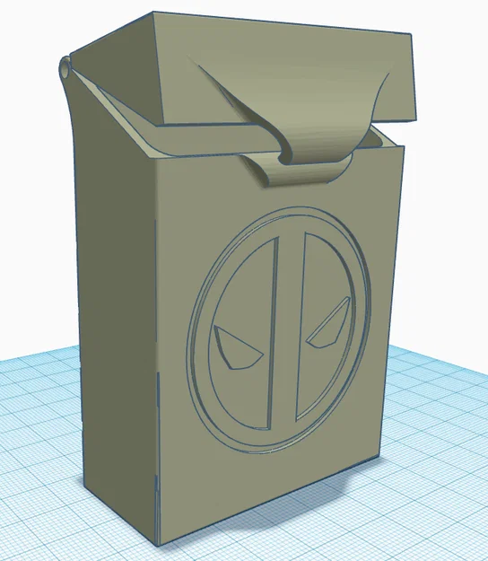 Hộp đựng thuốc lá in 3D phong cách Deadpool độc đáo - Image 1