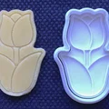 Khuôn cắt bánh quy hình hoa Tulip xinh xắn cho thợ bánh tại gia - Thumbnail 1