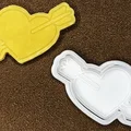 Khuôn cắt bánh quy hình trái tim mũi tên cho ngày Valentine - Thumbnail 1