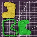 Khuôn cắt bánh quy hình tất Giáng sinh in 3D tiện lợi - Thumbnail 2