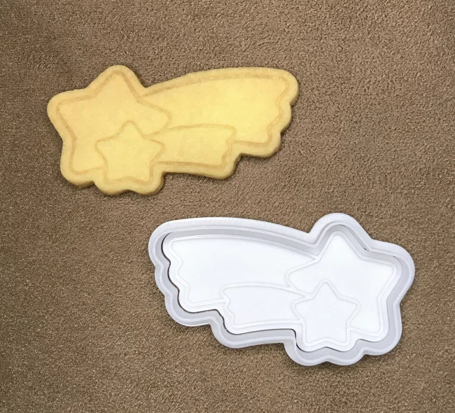 Khuôn cắt bánh quy hình sao băng siêu đáng yêu - Image 1