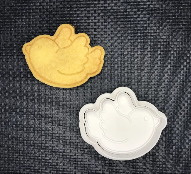 Khuôn cắt bánh quy hình chim (bird cookie cutter) in 3D - Image 1