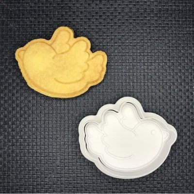 Khuôn cắt bánh quy hình chim (bird cookie cutter) in 3D