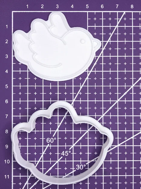 Khuôn cắt bánh quy hình chim (bird cookie cutter) in 3D - Image 3