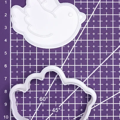 Khuôn cắt bánh quy hình chim (bird cookie cutter) in 3D