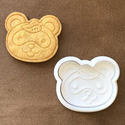 Khuôn cắt bánh quy hình gấu mèo (Raccoon Cookie Cutter) độc đáo