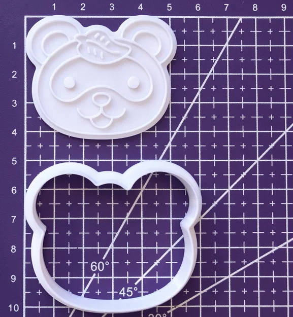 Khuôn cắt bánh quy hình gấu mèo (Raccoon Cookie Cutter) độc đáo - Image 2