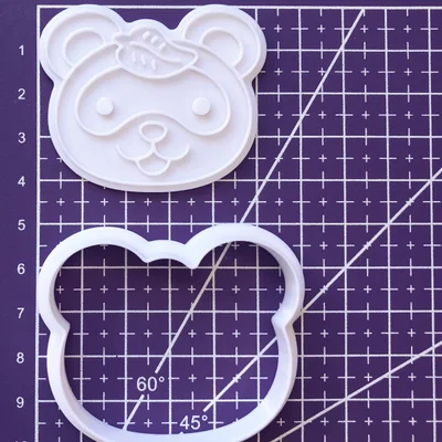 Khuôn cắt bánh quy hình gấu mèo (Raccoon Cookie Cutter) độc đáo