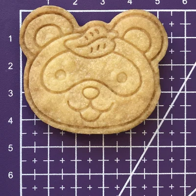 Khuôn cắt bánh quy hình gấu mèo (Raccoon Cookie Cutter) độc đáo