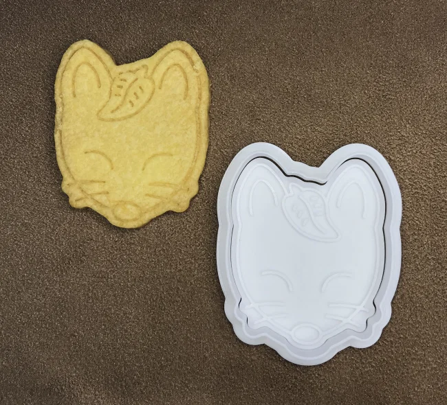 Khuôn cắt bánh quy hình chú cáo đáng yêu - Tối ưu cho in 3D - Image 1