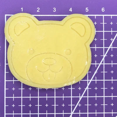 Khuôn cắt bánh quy hình chú gấu (bear cookie cutter) in 3D