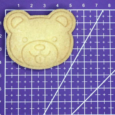 Khuôn cắt bánh quy hình chú gấu (bear cookie cutter) in 3D
