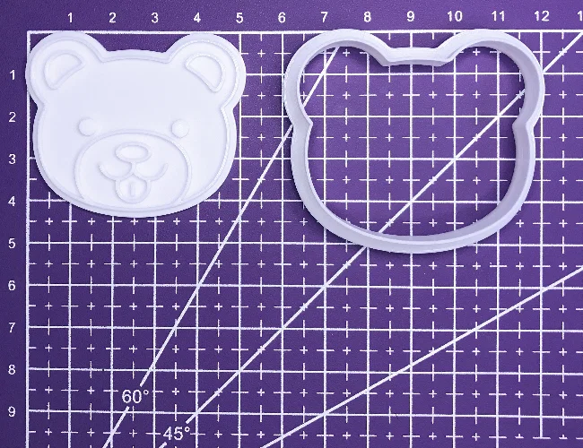 Khuôn cắt bánh quy hình chú gấu (bear cookie cutter) in 3D - Image 4