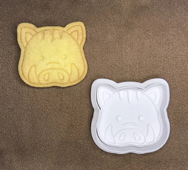 Khuôn cắt bánh quy hình lợn rừng độc đáo - In 3D dễ dàng - Image 1