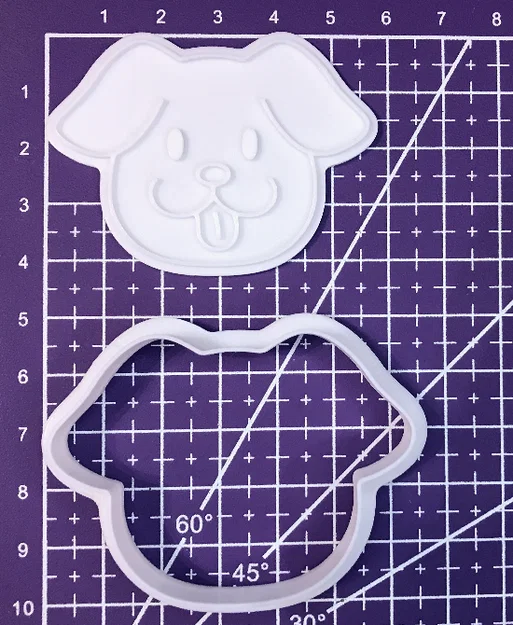 Khuôn cắt bánh quy hình mặt cún con in 3D đáng yêu - Image 3
