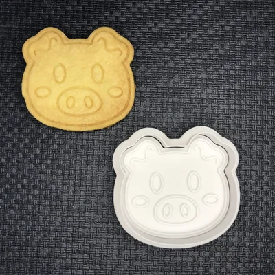 Khuôn cắt bánh quy hình chú heo đáng yêu - Phụ kiện in 3D cho nhà bếp