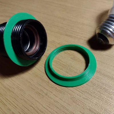 Vòng ren đui đèn dạng vặn: E27 + E14 (Threaded Socket Ring)
