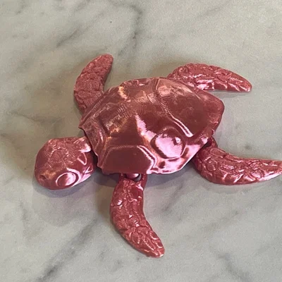 Bé rùa con articulated (baby articulated turtle) dễ thương