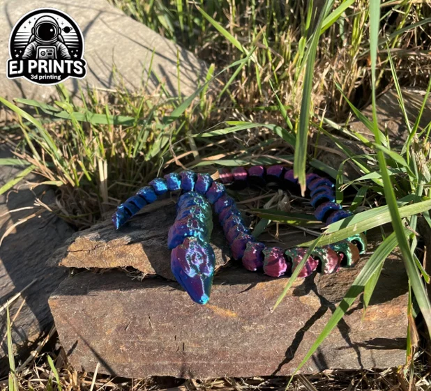 Mô hình rắn khớp nối (Articulated Snake) in 3D chuyển động linh hoạt - Image 3