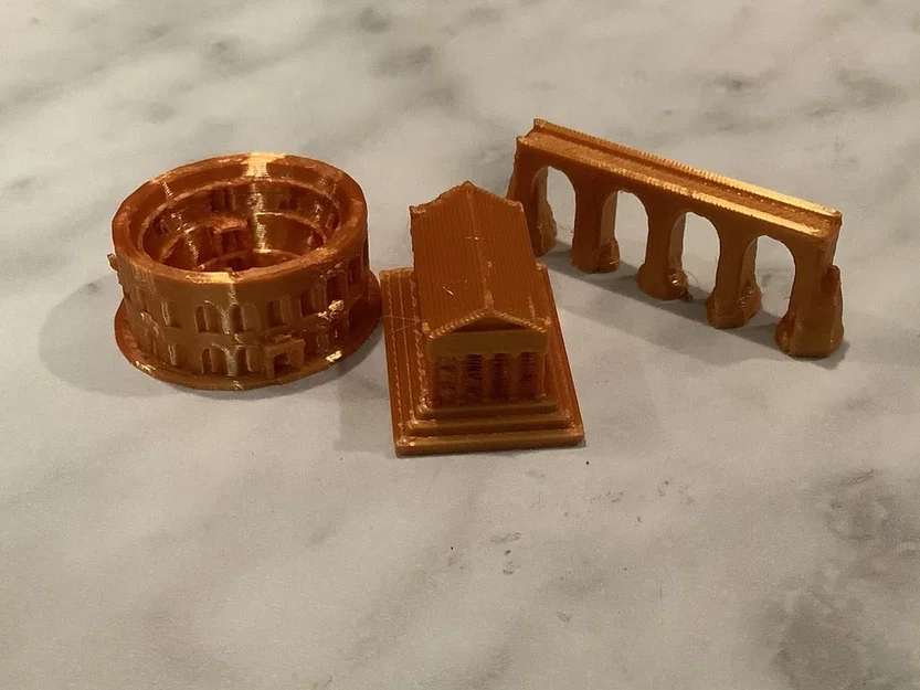 Bộ quân Catan chủ đề La Mã (Roman themed catan pieces) - Image 1