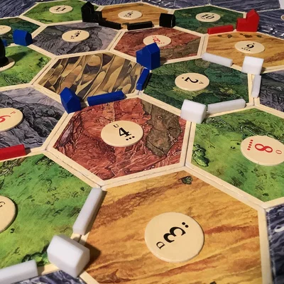 Bộ quân cờ Catan (Catan Pieces) in 3D - Giải pháp thay thế hoàn hảo