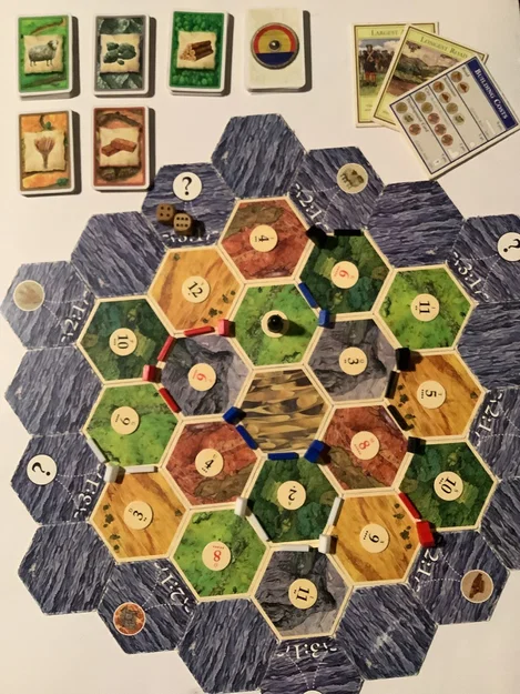 Bộ quân cờ Catan (Catan Pieces) in 3D - Giải pháp thay thế hoàn hảo - Image 4