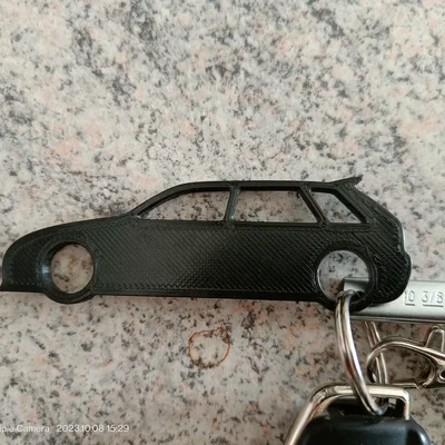 Móc khóa mô hình xe Audi A3 Quattro in 3D